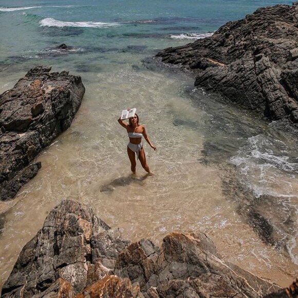 Vitamin A LOLA High Leg Waist Bikini Bottom - Picture 12 of 13